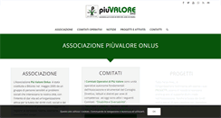 Desktop Screenshot of piuvalore.org