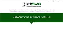 Tablet Screenshot of piuvalore.org